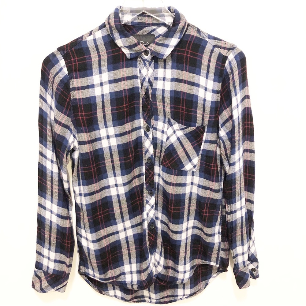 Rails Hunter Plaid Button Down Shirt Women’s Size Small